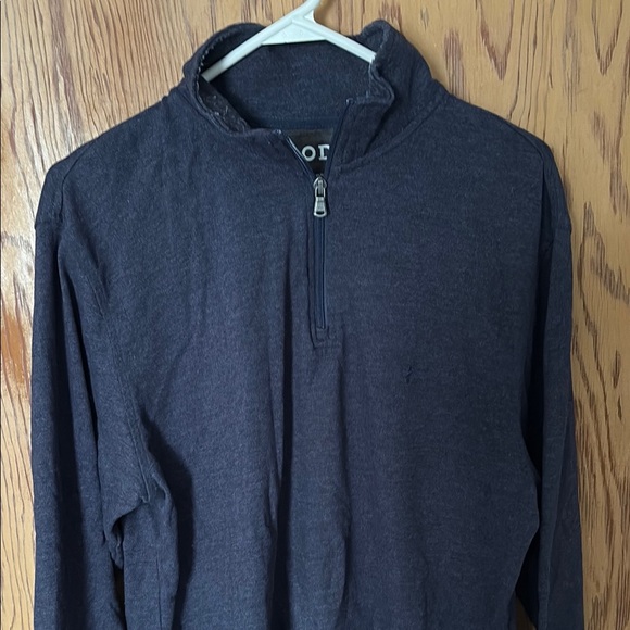 Izod Dark Blue Half-Zip Pullover - Men’s Medium - Picture 8 of 8